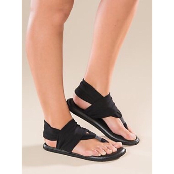 sanuk yoga sling flat sandal
